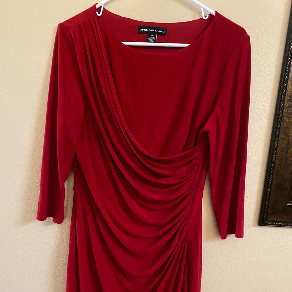 Red dress